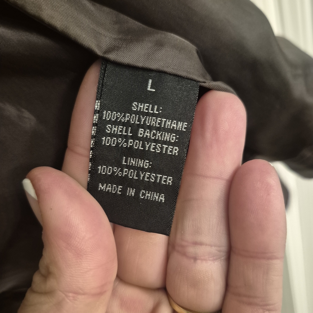 Baccini Dark Brown Leather Jacket - image 7